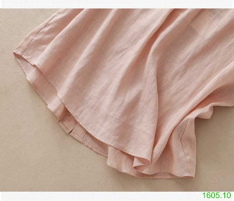 25HA1605.10 - ÁO SƠ MI CỔ SEN NỮ
