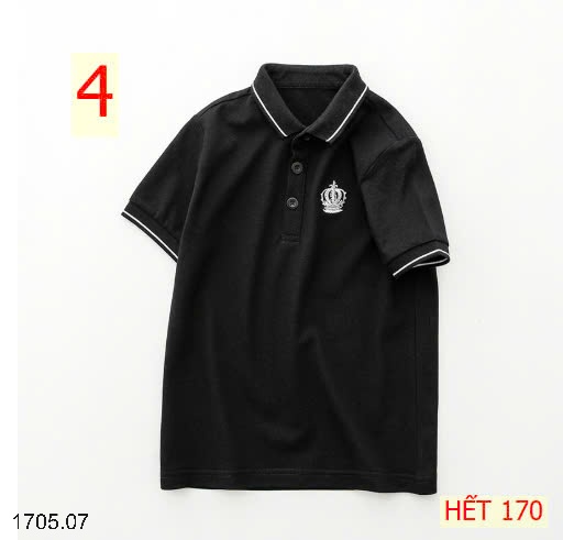 25HA1705.07 - ÁO POLO SIZE ĐẠI CHO BÉ