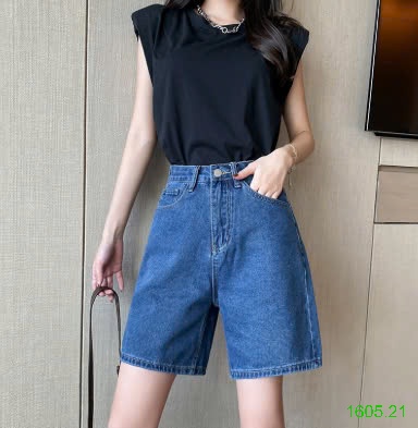 25HA1605.21 - QUẦN SHORT JEAN NỮ 2 MÀU