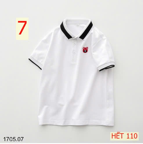 25HA1705.07 - ÁO POLO SIZE ĐẠI CHO BÉ