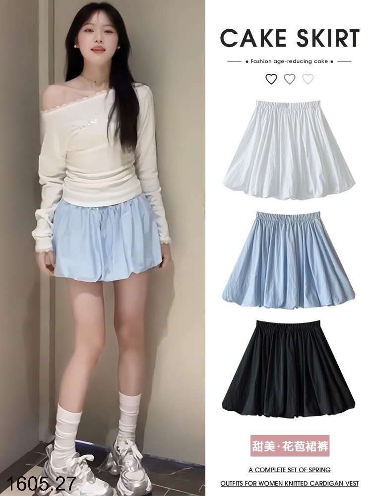 25HA1605.27 - QUẦN SHORT ĐÈN LỒNG CHO NỮ