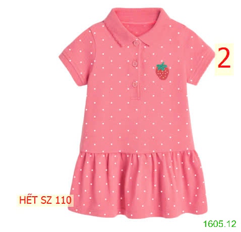25HA1605.12 - VÁY POLO LITTLE MAVEN BÉ GÁI