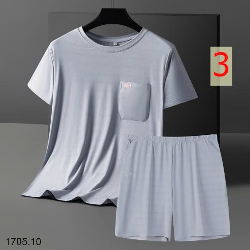 25HA1705.10 - BỘ THỂ THAO LỤA BĂNG CHO NAM