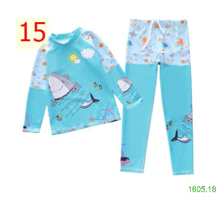 25HA1605.18 - BỘ BƠI DÀI CHỐNG NẮNG BÉ TRAI