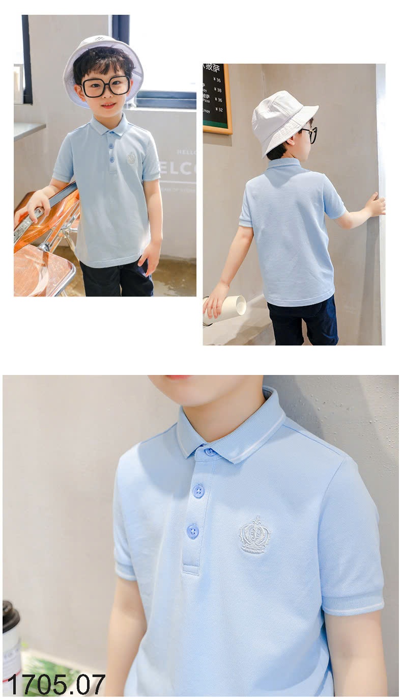 25HA1705.07 - ÁO POLO SIZE ĐẠI CHO BÉ