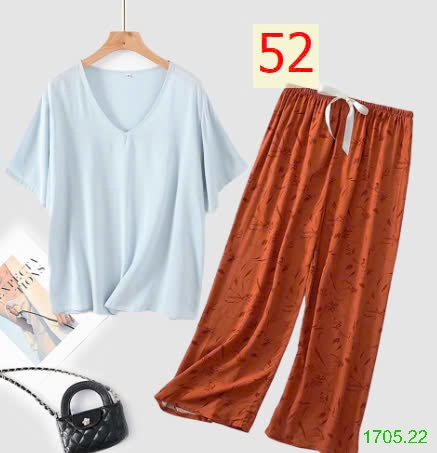 25HA1705.22 - BỘ MẶC NHÀ QUẦN DÀI NỮ