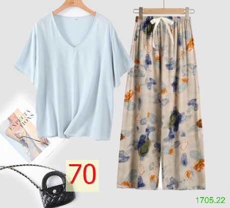 25HA1705.22 - BỘ MẶC NHÀ QUẦN DÀI NỮ