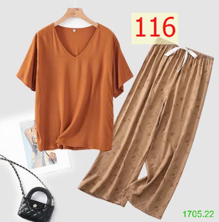 25HA1705.22 - BỘ MẶC NHÀ QUẦN DÀI NỮ