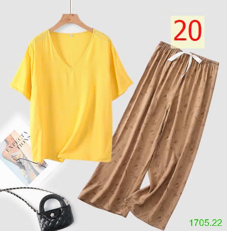 25HA1705.22 - BỘ MẶC NHÀ QUẦN DÀI NỮ