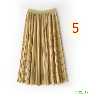 25HA1705.17 - CHÂN VÁY XẾP LY MIDI