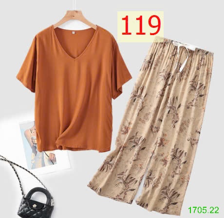 25HA1705.22 - BỘ MẶC NHÀ QUẦN DÀI NỮ