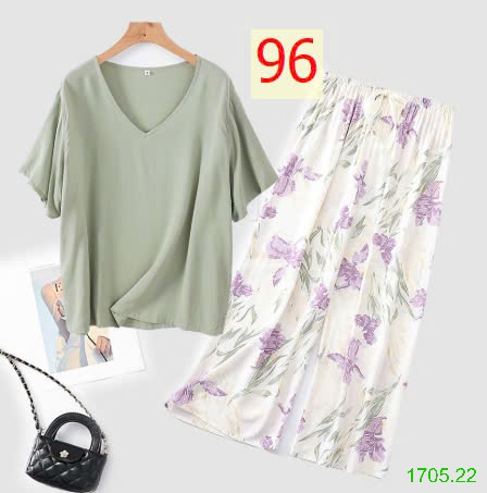 25HA1705.22 - BỘ MẶC NHÀ QUẦN DÀI NỮ