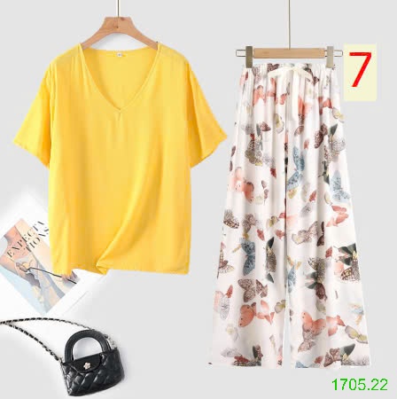 25HA1705.22 - BỘ MẶC NHÀ QUẦN DÀI NỮ