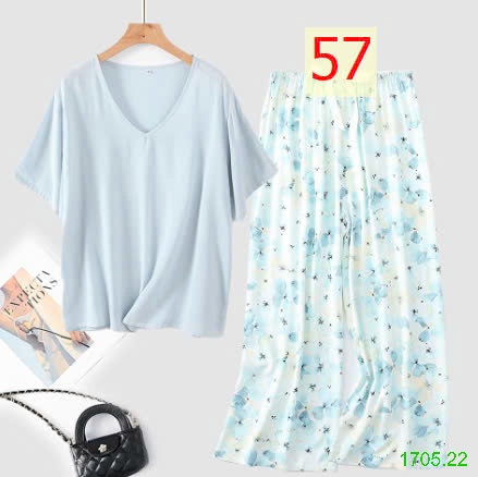 25HA1705.22 - BỘ MẶC NHÀ QUẦN DÀI NỮ