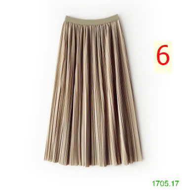 25HA1705.17 - CHÂN VÁY XẾP LY MIDI