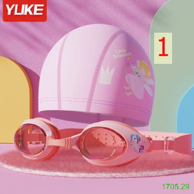 25HA1705.29 - SET MŨ KÈM KÍNH BƠI YUKE CHO BÉ
