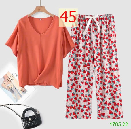 25HA1705.22 - BỘ MẶC NHÀ QUẦN DÀI NỮ