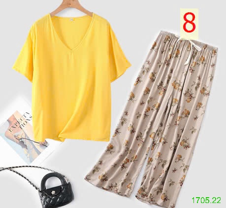 25HA1705.22 - BỘ MẶC NHÀ QUẦN DÀI NỮ