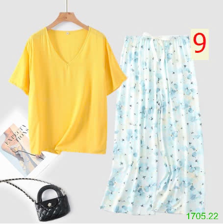 25HA1705.22 - BỘ MẶC NHÀ QUẦN DÀI NỮ