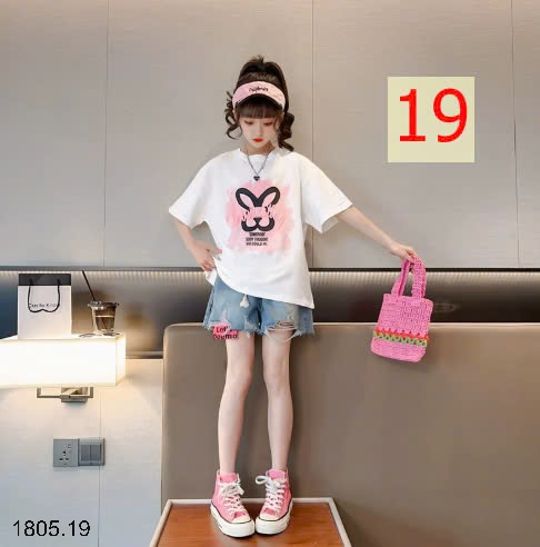 25HA1805.19 - ÁO PHÔNG SIZE ĐẠI BÉ GÁI