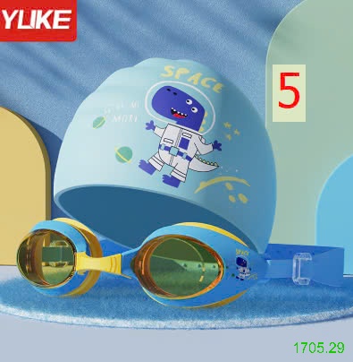 25HA1705.29 - SET MŨ KÈM KÍNH BƠI YUKE CHO BÉ