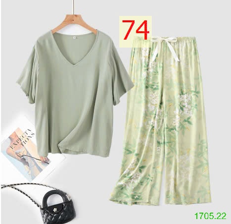 25HA1705.22 - BỘ MẶC NHÀ QUẦN DÀI NỮ
