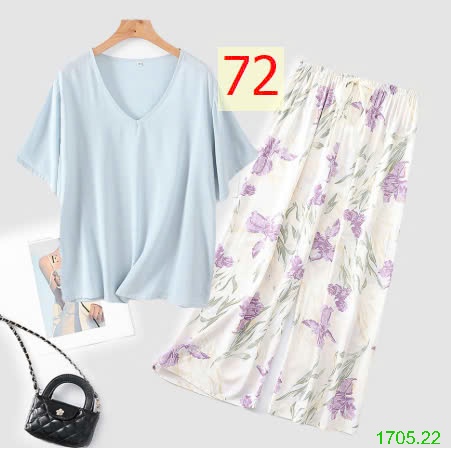 25HA1705.22 - BỘ MẶC NHÀ QUẦN DÀI NỮ