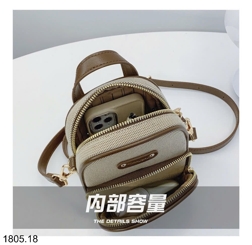 25HA1805.18 - TÚI BAOBAO 2 NGĂN MINI