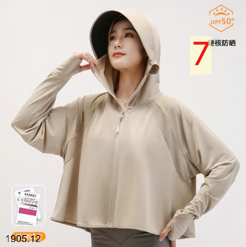 25HA1905.12 - ÁO NẮNG CÁNH RƠI DÁNG NGẮN LỤA BĂNG