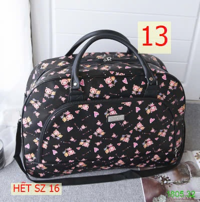 25HA1805.32 - TÚI DU LỊCH XÁCH TAY HỌA TIẾT