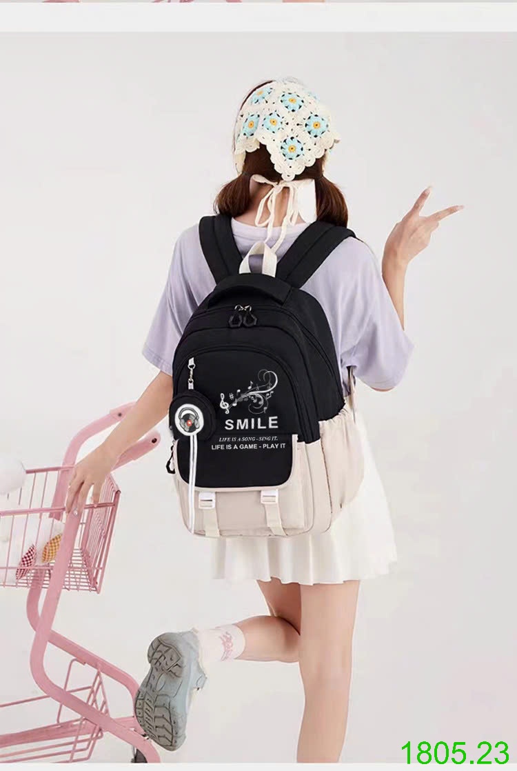 25HA1805.23 - BA LÔ SMILE TRUNG HỌC