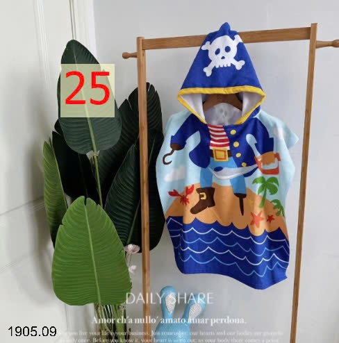 25HA1905.09 - KHĂN CHOÀNG TẮM CHO BÉ