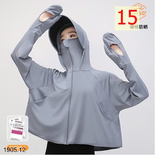 25HA1905.12 - ÁO NẮNG CÁNH RƠI DÁNG NGẮN LỤA BĂNG