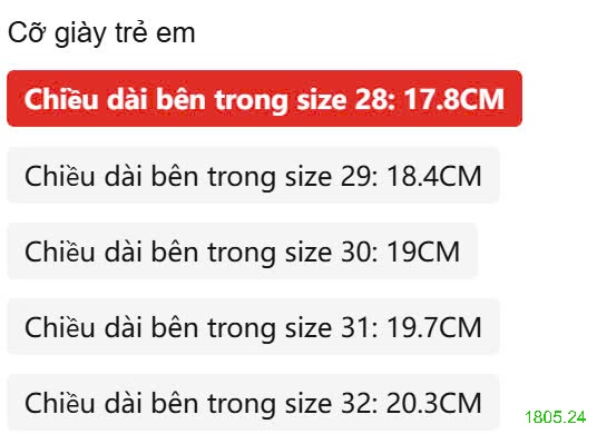 25HA1805.24 - GIÀY BOBDOG THOÁNG KHÍ MÙA HÈ CHO BÉ