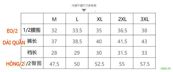 25HA1805.25 - SET 2 QUẦN LÓT CHO NAM