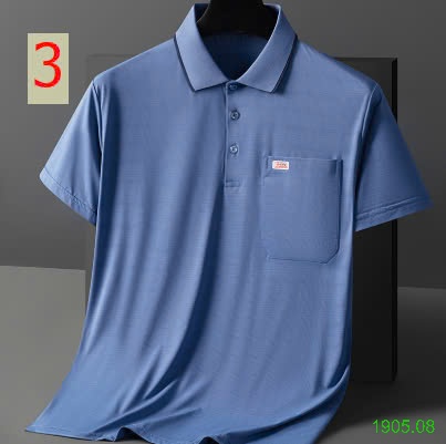 25HA1905.08 - ÁO POLO LỤA BĂNG NAM
