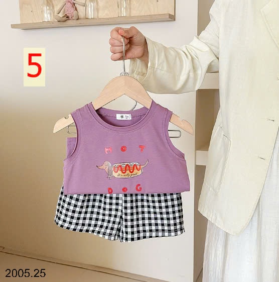 25HA2005.25 - BỘ BA LỖ CHO BÉ MỀM MÁT QUẢNG CHÂU