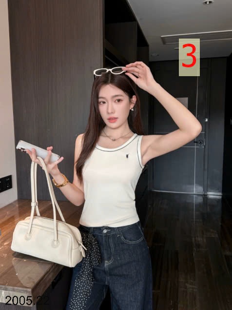 25HA2005.22 - ÁO SÁT NÁCH NỮ THÊU NGỰA PONY HÃNG HELLO VAVA