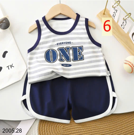 25HA2005.28 - SET 2 BỘ BA LỖ CHO BÉ TRAI