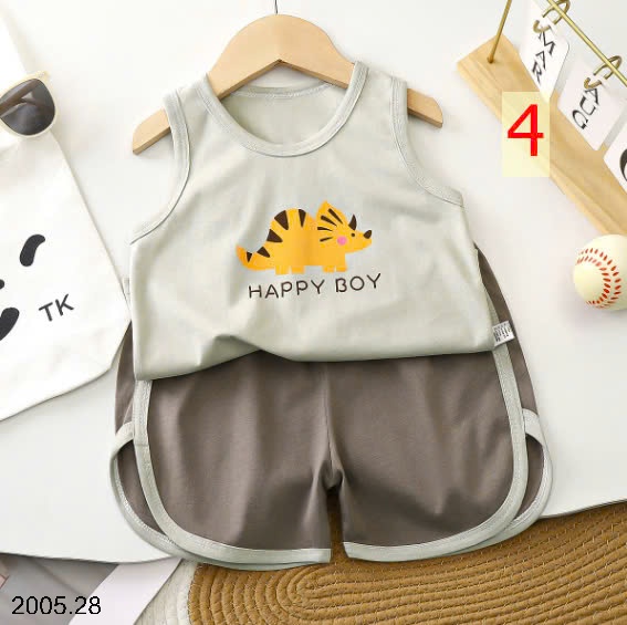 25HA2005.28 - SET 2 BỘ BA LỖ CHO BÉ TRAI