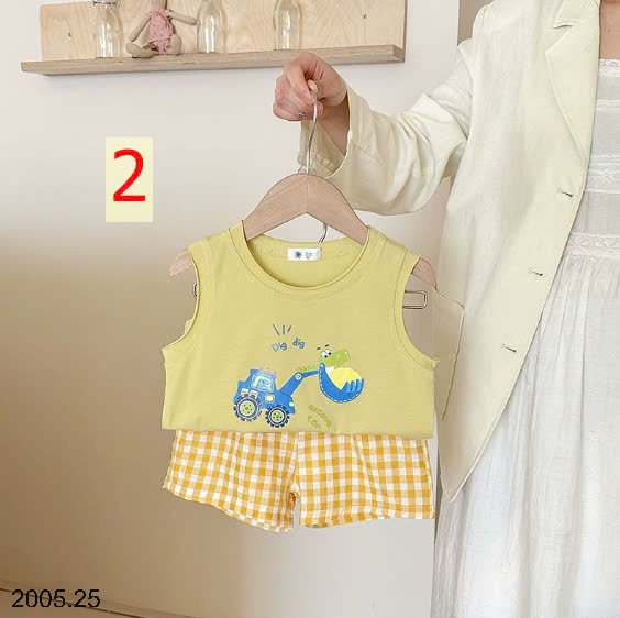 25HA2005.25 - BỘ BA LỖ CHO BÉ MỀM MÁT QUẢNG CHÂU
