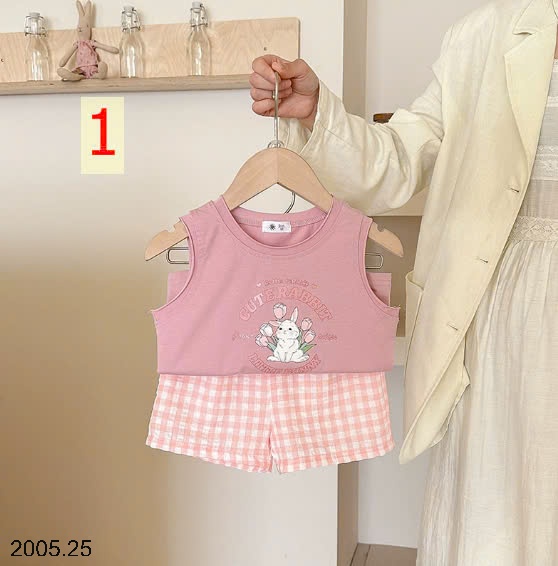 25HA2005.25 - BỘ BA LỖ CHO BÉ MỀM MÁT QUẢNG CHÂU