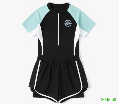 25HA2005.08 - BỘ BƠI LIỀN THÂN CỘC TAY BÉ GÁI HÃNG YUKE