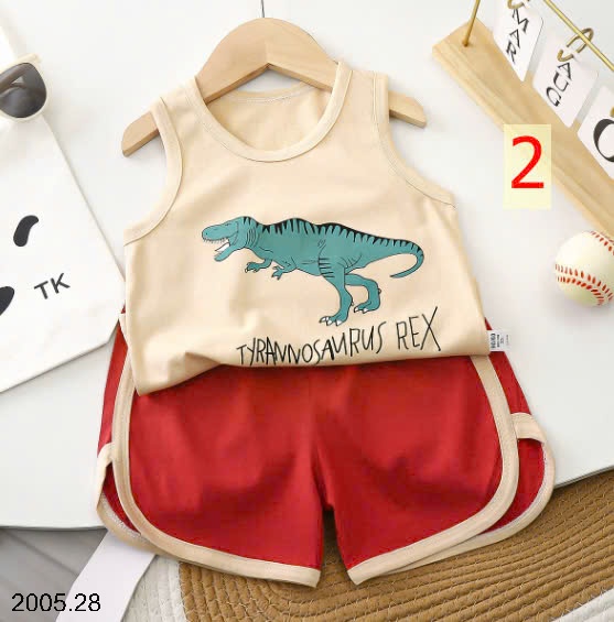 25HA2005.28 - SET 2 BỘ BA LỖ CHO BÉ TRAI