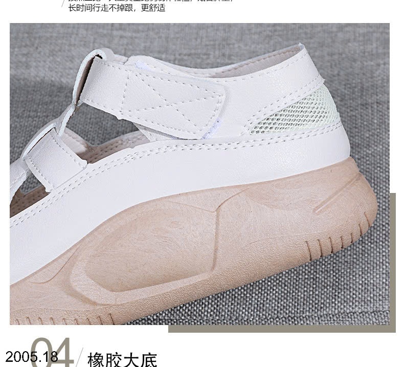 25HA2005.18 - GIÀY VELCRO RỖNG LỖ CHO NỮ