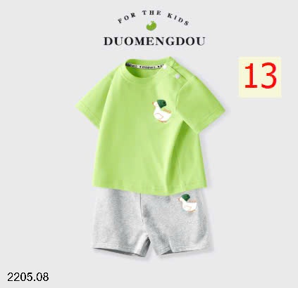 25HA2205.08 - BỘ COTTON NGUYÊN CHẤT QUẢNG CHÂU CHO BÉ
