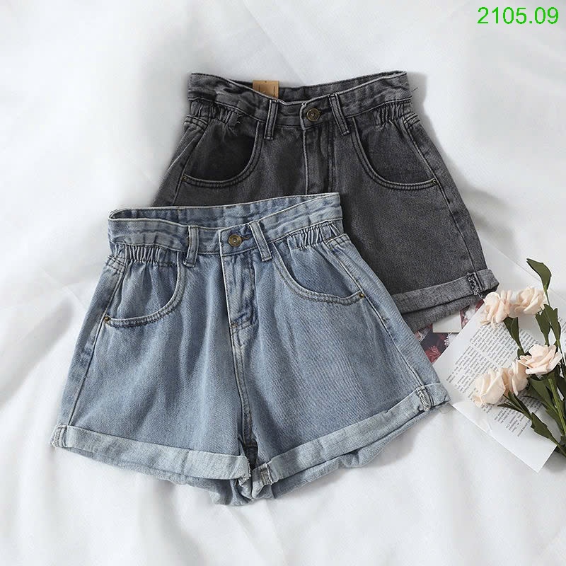 25HA2105.09 - QUẦN SHORT ĐÙI JEAN NỮ