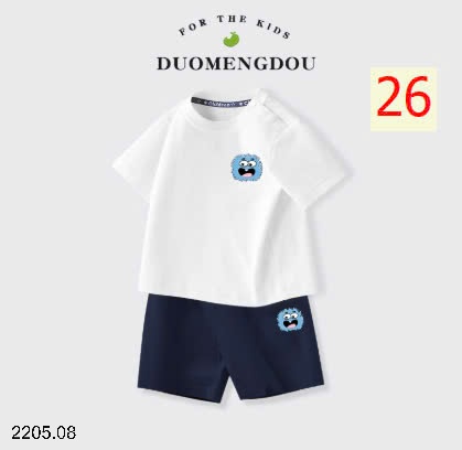 25HA2205.08 - BỘ COTTON NGUYÊN CHẤT QUẢNG CHÂU CHO BÉ