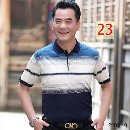 25HA2205.10 -POLO TRUNG NIÊN CHO BỐ
