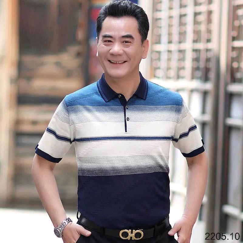 25HA2205.10 -POLO TRUNG NIÊN CHO BỐ